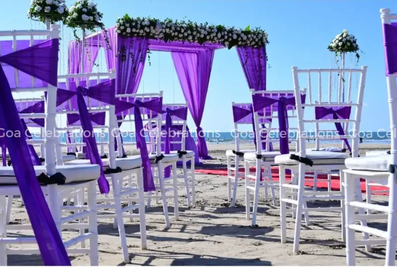 Lavender and Soft Lilac Color Theme for Elegant Goa Weddings