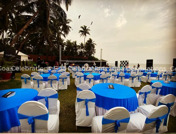 Soft Blue and Ivory Wedding Colors for Goa Beach Weddings