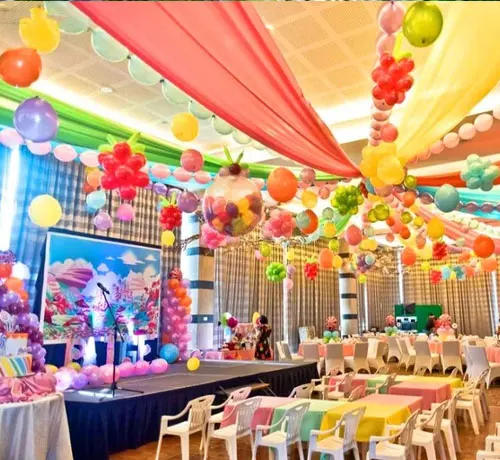 Festive birthday party setup with vibrant decor and personalized touches, featuring Goa Celebrations' services for unforgettable birthday celebrations